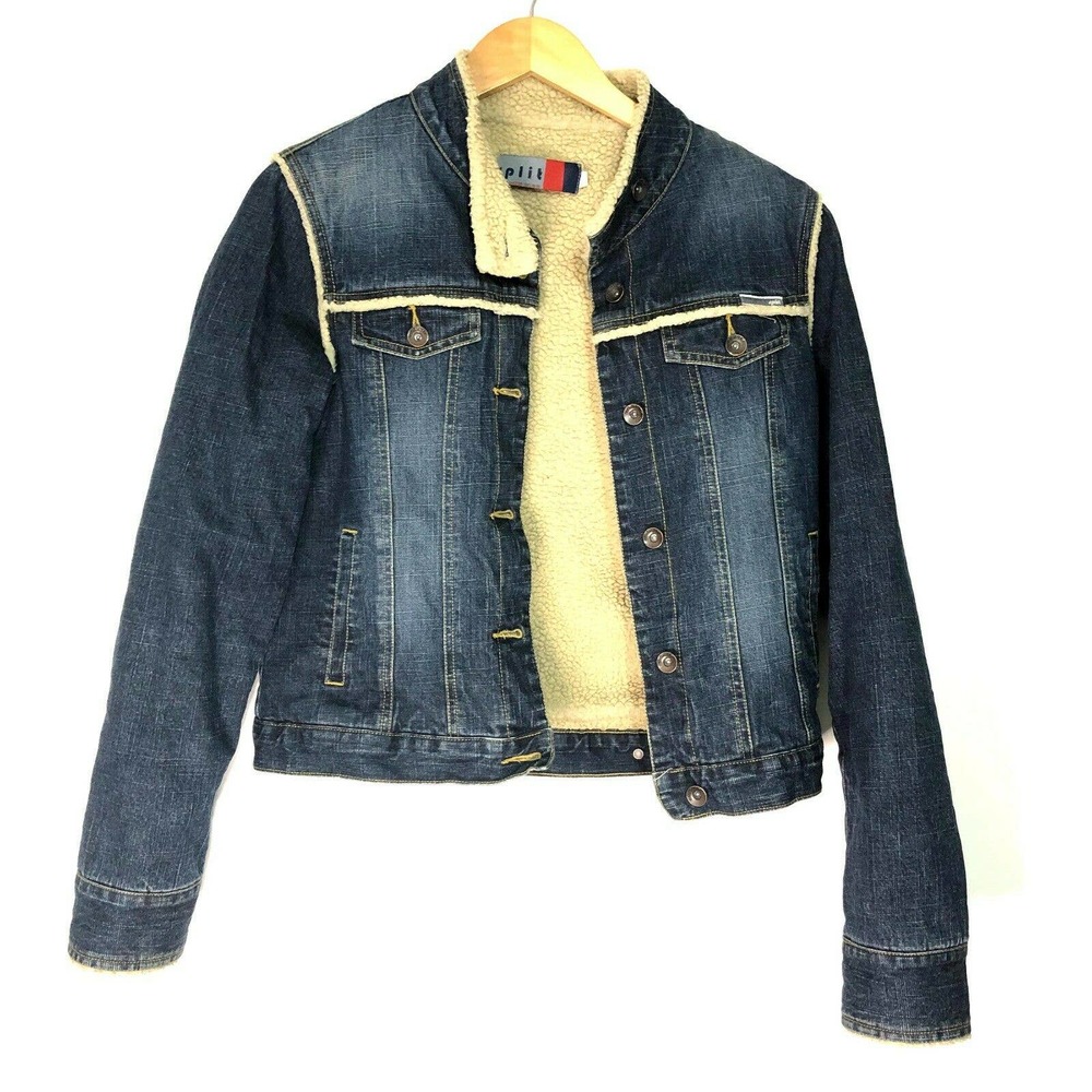 Vintage Split Jacket Sherpa Lining Button Down